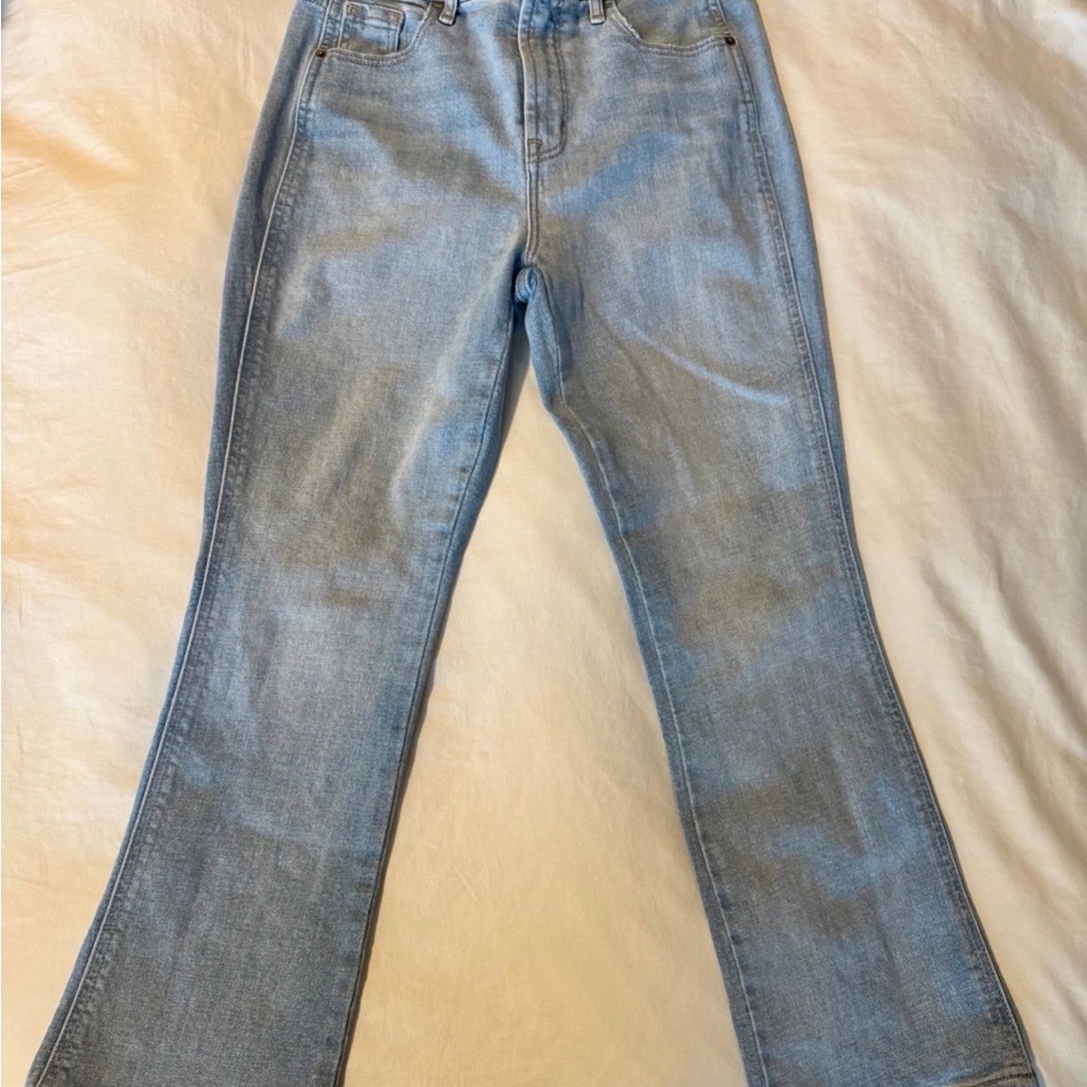 Old Navy Women's Light Blue Flare Jeans